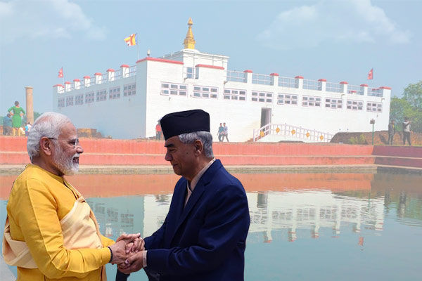 PM Modi in Lumbini today