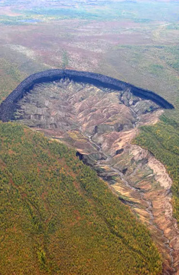 Batagaika Crater, Batagaika Crater about, Batagaika Crater facts, facts about Batagaika Crater, russ