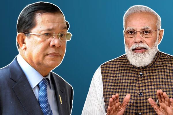 modi and cambodian pm review bilateral developments