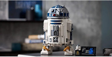 r2d2, mechanical, language, english, jerk, beeps, whistles