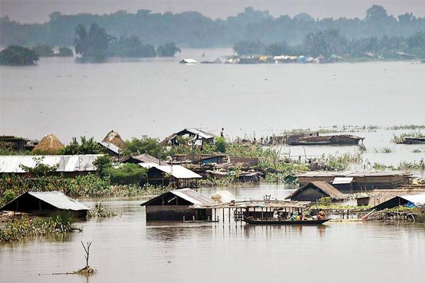 22 districts in Assam flood affected, death toll is 25, 6,50,400 people affected by floods