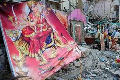 Idols of deities were vandalized in a Hindu temple in Karachi