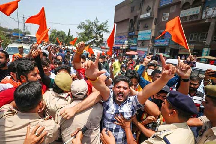 vishwa hindu parishad will protest against the violence of islamic fundamentalists