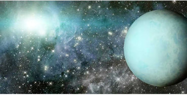 uranus, collided, north, south, planet, universe, solar system, seasonal