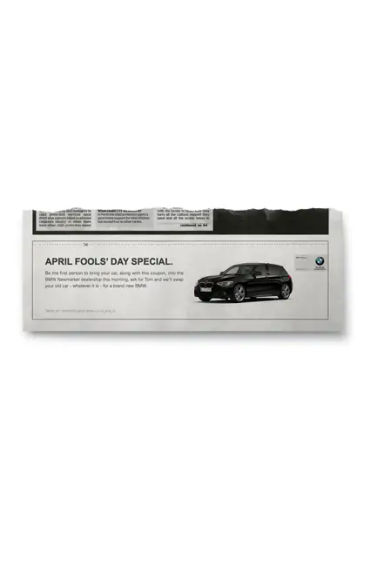 tianna marsh, bmw, new zealand, herald, april fool, tom, bmw newmarket, nissan avenir, vehicle