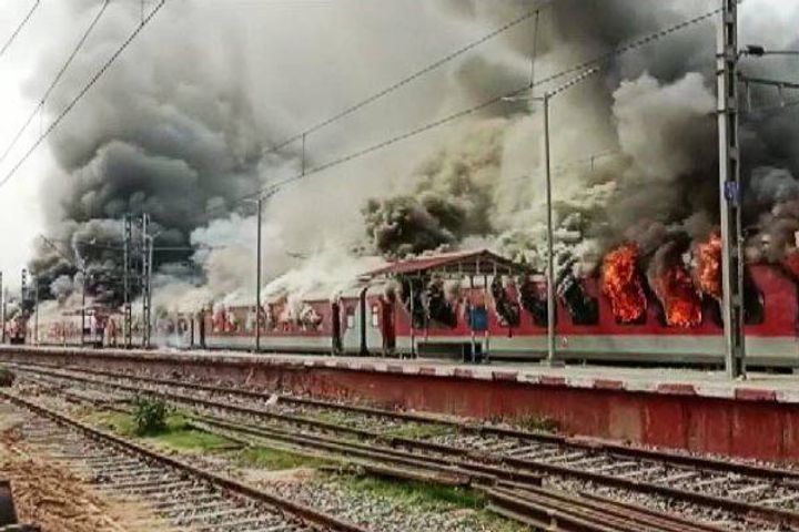 Protest Against Agnipath recruitment scheme