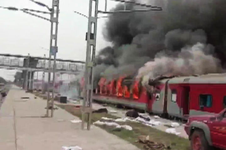 Protest Against Agnipath recruitment scheme