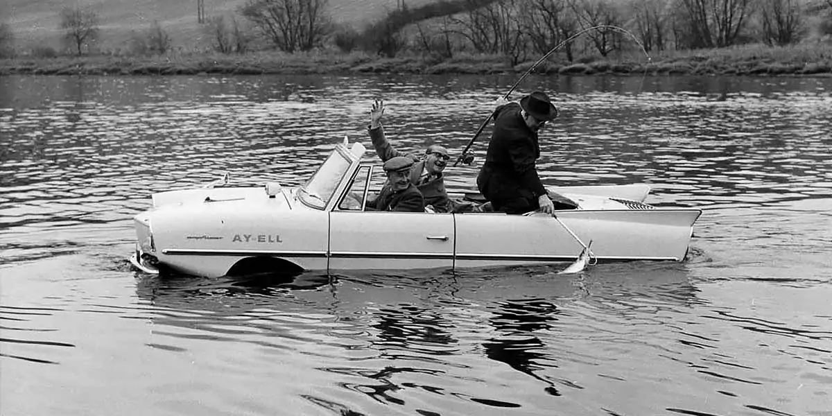 lyndon b johnson, joker, texas, ranch, amphicar, breaks, lake, water