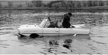 lyndon b johnson, joker, texas, ranch, amphicar, breaks, lake, water