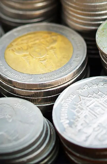 bangkok, bhat, coins, tourist, wat phra kaew, wat saket, wat benjamabophit, wat arun