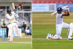 india took an 82 run lead over leicestershire