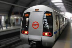 red line of delhi metro train