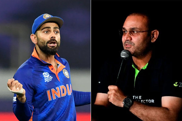 Sehwag does not see Kohli in top 3 in T20 World Cup 2022 team