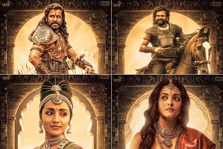 trisha krishnans look from ponniyan selvan revealed aishwarya karthi and vikrams looks already revea