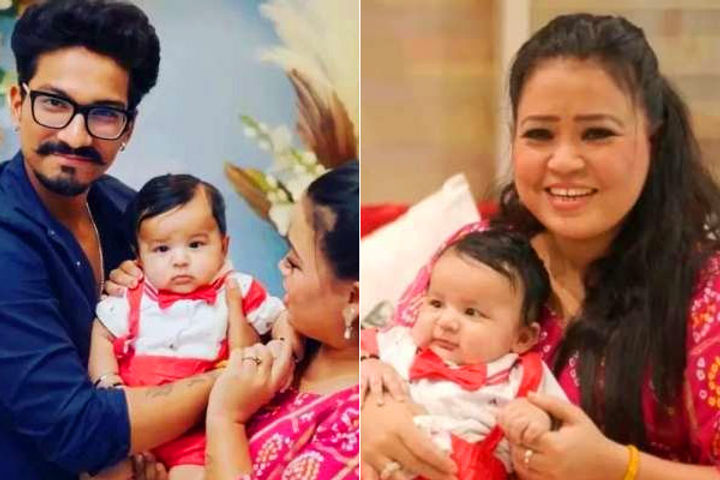 bharti singh harsh limbachiyaa showed the mouth of the child