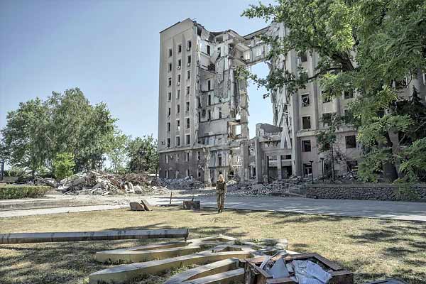 russian army destroyed two universities in the city of mykoliv