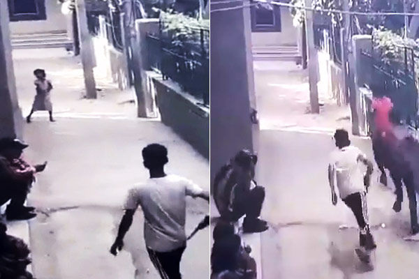 in jahangirpuri a minor shot a young man in the eye video surfaced