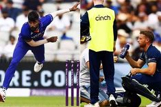 sirajs bouncer attack on Buttler helmet broken