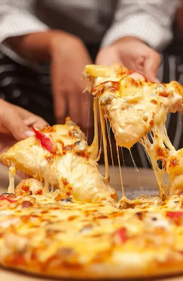 caviar, lobster, cilento mountain oregano, mozzarella cheese, and grains of pink Australian sea salt