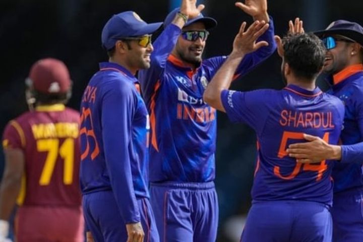 india won by 3 runs in first odi fourth consecutive win in west indies