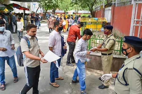 police alert regarding reet exam two layer security of exam centers