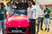 Mohammed Shami brings home luxury car Jaguar F type