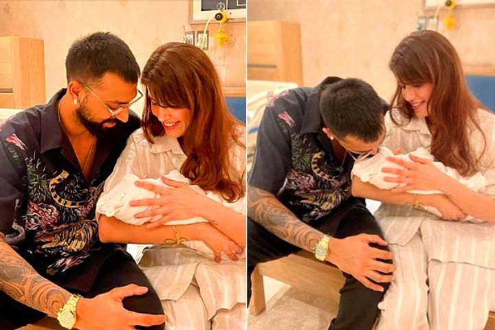 Krunal Pandya shared son Kaveers photo Krunal Pandya shared son Kaveers photo