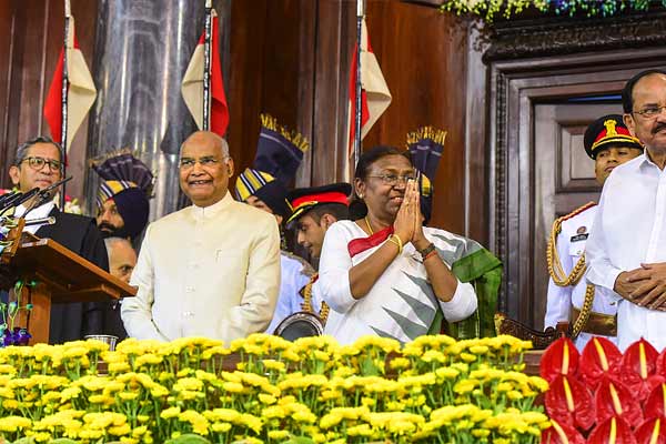 Draupadi Murmu sworn in as the 15th President of the country