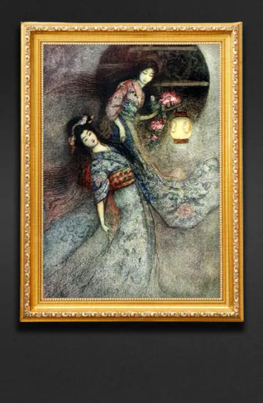 myths, legends, botan doro, japanese, ghost, obon, widowed, samurai, otsuyu