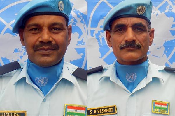 two bsf personnel who were part of the united nations peacekeeping mission in congo