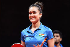 india take 2 0 lead over south africa in table tennis manika batra wins
