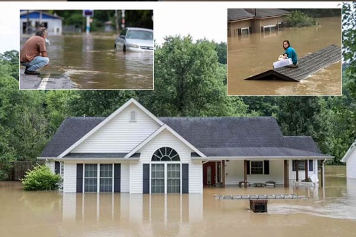floods in kentucky 25 killed 50 helicopters and 100 boats involved in rescue