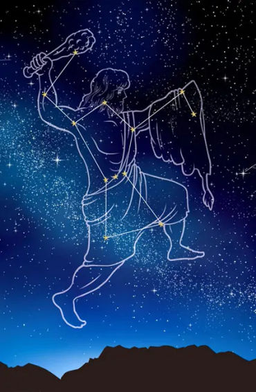 constellations, night, sky, glowing, ancient, magnitude, sirius, mensa, visual, greek
