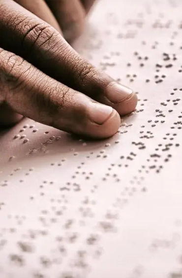 braille, blind, shorthand, abbreviated, contracted version