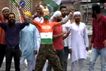 vande mataram resonated at lal chowk in kashmir people celebrated independence by hoisting the trico