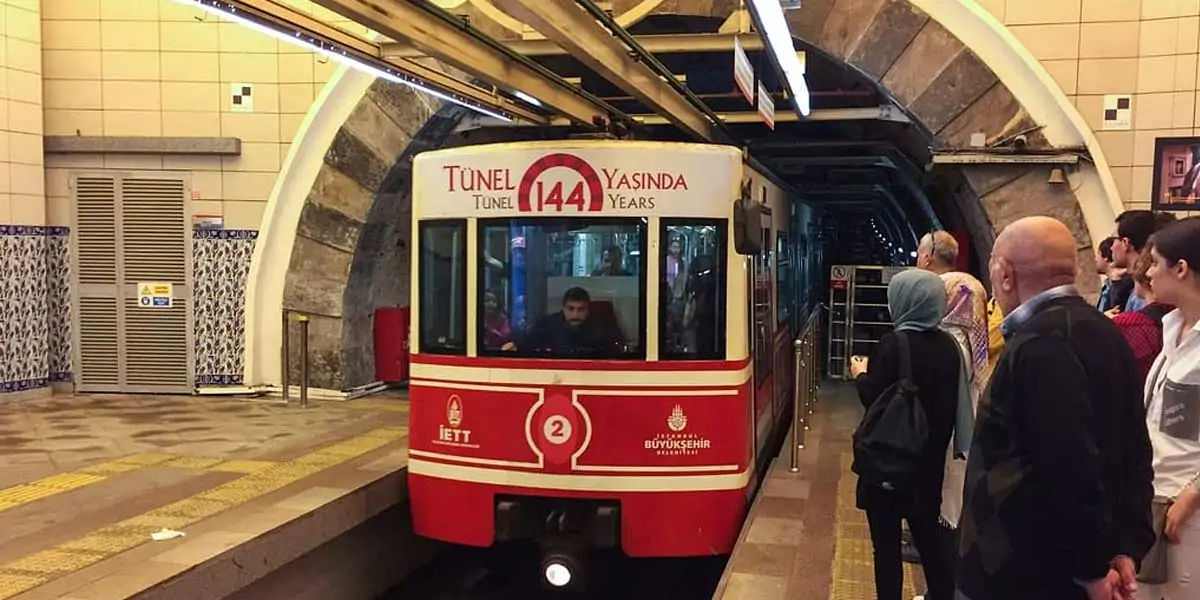 Tünel, funicular, London Underground, Beyolu, Karaköy, turkey