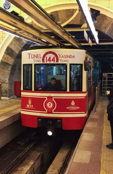 Tünel, funicular, London Underground, Beyolu, Karaköy, turkey