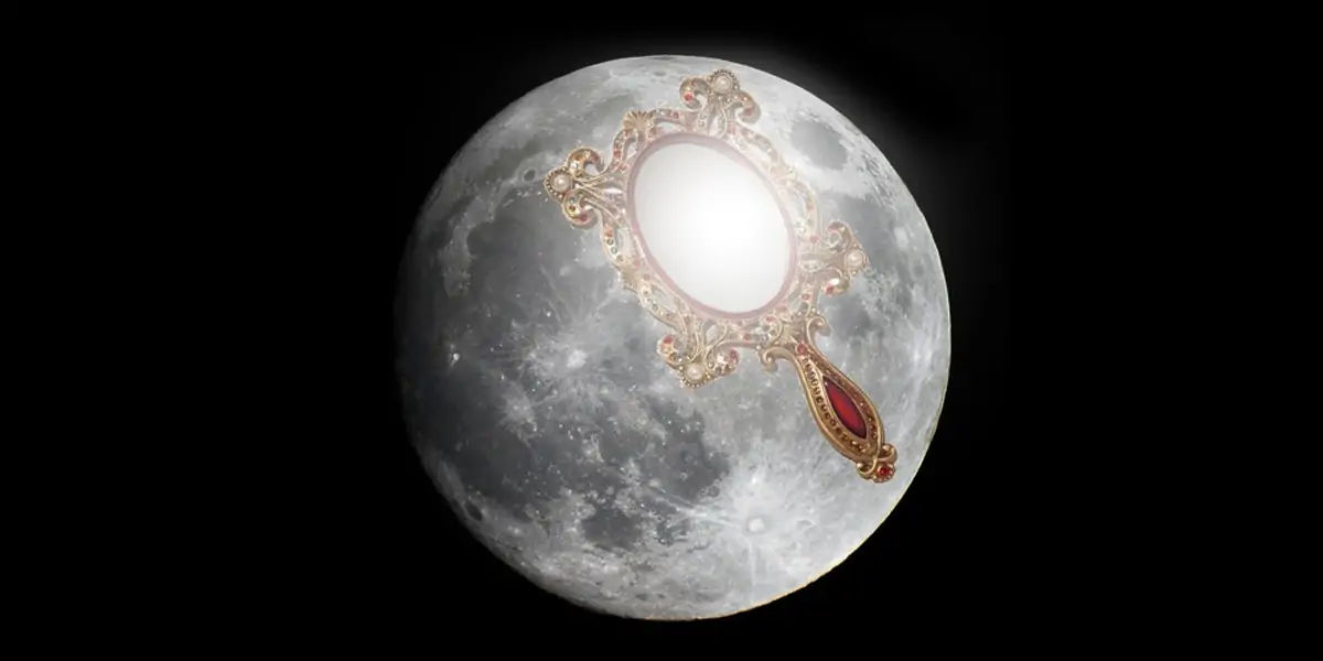 mirror, moon, Earth, this distance varies