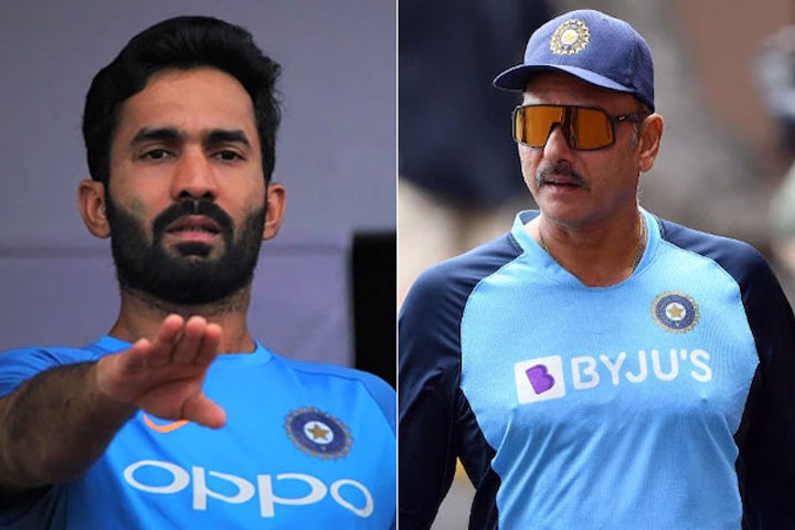 big disclosure of dinesh karthik ravi shastri could not tolerate failure