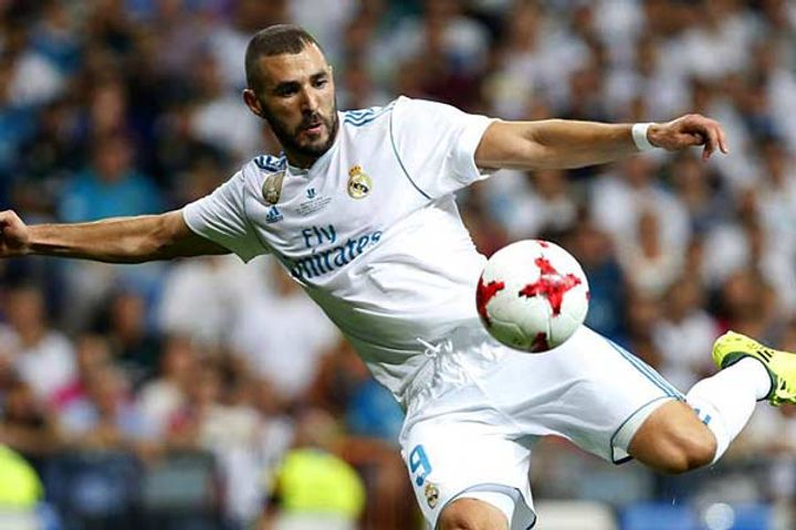 34 year old benzema became europes best footballer