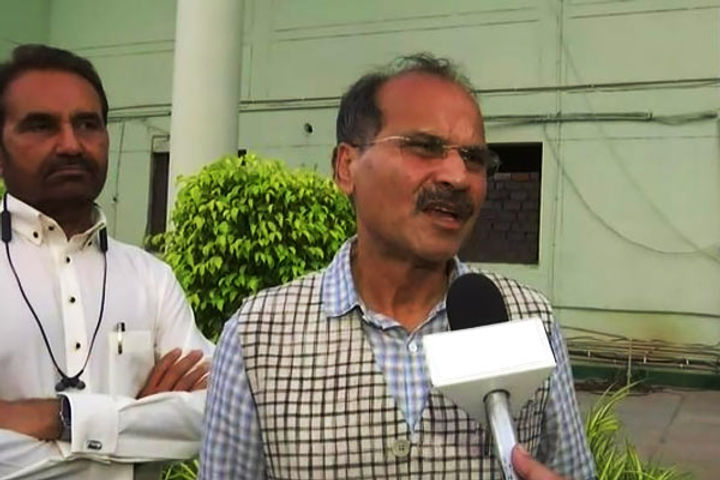 Adhir attacked Modi said that crying for Ghulam in Rajya Sabha was a gimmick