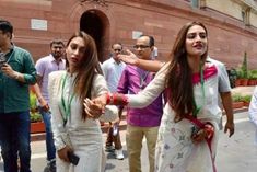 big statement of tmc leader shrikant mahta told nusrat jahan and mimi chakraborty as robbers