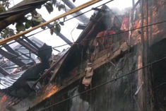 a fire broke out in a clothing warehouse in chandni chowk the fire was barely found under control