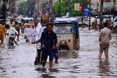 pakistan lost 12 and a half billion dollars due to rain and floods 1300 lives were lost so far