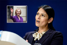 after the announcement of liz trusss name preeti will now resign from the post of uk home minister
