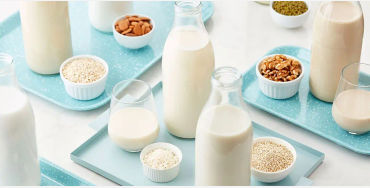 milk, substitute, plant milk, vegan, soya milk, coconut milk, almond milk