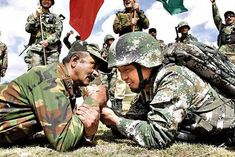 chinese and indian troops retreat in gogra hotsprings area