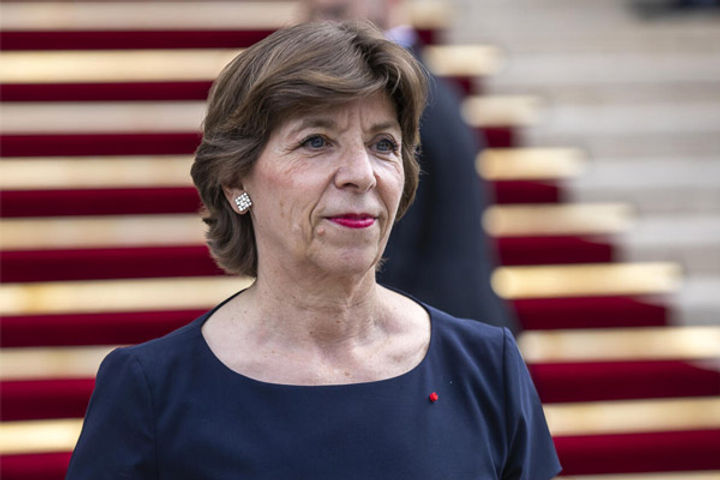 french foreign minister catherine to be on a three day visit to india from today