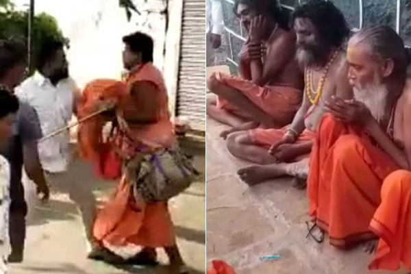 four sadhus were brutally thrashed as child thieves in maharashtras sangli
