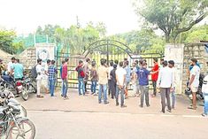 crowd gathered in hyderabad for third t20 ticket police lathicharged video went viral